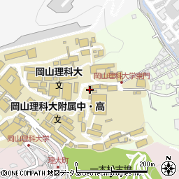 岡山理科大学　水質管理室周辺の地図