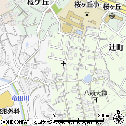 奈良県生駒市辻町881-5周辺の地図