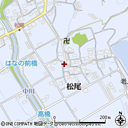 岡山県岡山市北区松尾415周辺の地図