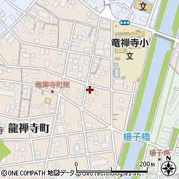 静岡県浜松市中央区龍禅寺町189周辺の地図