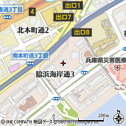 ＨＡＴ神戸・脇の浜１８号棟周辺の地図