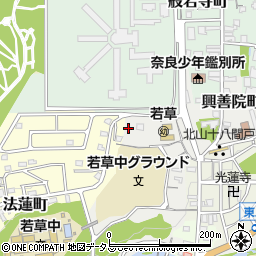 奈良県奈良市川上町520-3周辺の地図