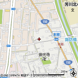 静岡県浜松市中央区本郷町48周辺の地図