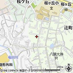 奈良県生駒市辻町881-80周辺の地図