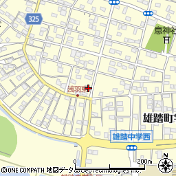 静岡県浜松市中央区雄踏町宇布見8782周辺の地図