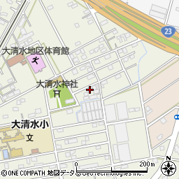 愛知県豊橋市南大清水町元町61周辺の地図
