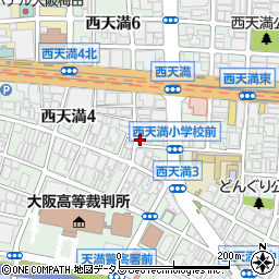 大阪府大阪市北区西天満4丁目3-7周辺の地図