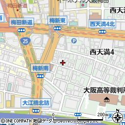日東商事株式会社　大阪営業所繊維機器部周辺の地図