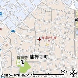 静岡県浜松市中央区龍禅寺町309周辺の地図