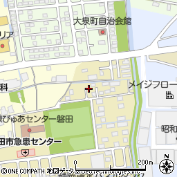 静岡県磐田市上大之郷13周辺の地図