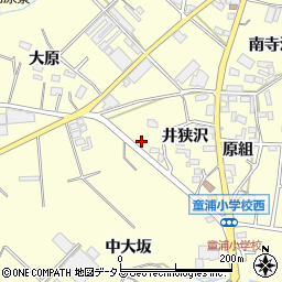 愛知県田原市浦町中畑257周辺の地図