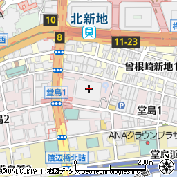 Cafe Luca 堂島アバンザ店周辺の地図