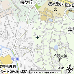 奈良県生駒市辻町881-82周辺の地図