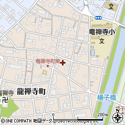 静岡県浜松市中央区龍禅寺町212周辺の地図
