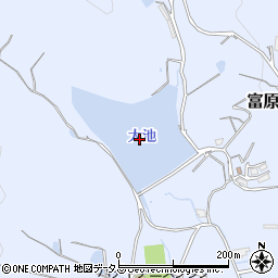 大池周辺の地図