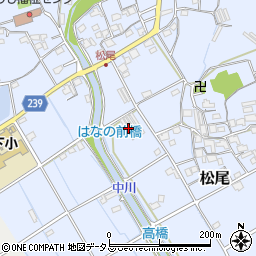 岡山県岡山市北区松尾382-1周辺の地図