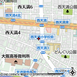 大阪府大阪市北区西天満4丁目3-2周辺の地図