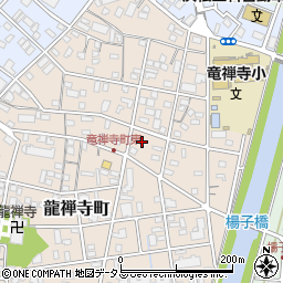 静岡県浜松市中央区龍禅寺町215周辺の地図