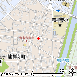 静岡県浜松市中央区龍禅寺町208周辺の地図