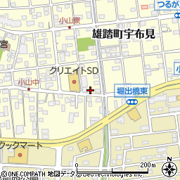 静岡県浜松市中央区雄踏町宇布見4626周辺の地図