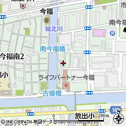 大阪府大阪市城東区今福南3丁目周辺の地図