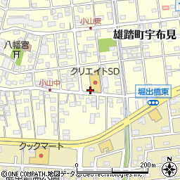 静岡県浜松市中央区雄踏町宇布見4647周辺の地図