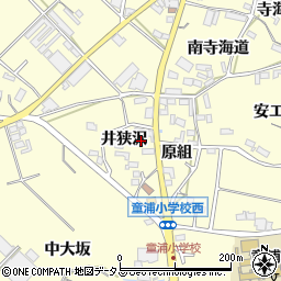 愛知県田原市浦町井狭沢54周辺の地図