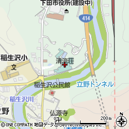 清流荘周辺の地図