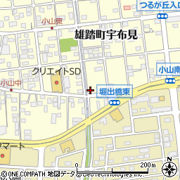 静岡県浜松市中央区雄踏町宇布見4196周辺の地図