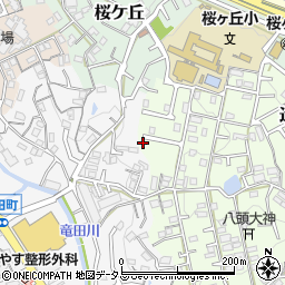 奈良県生駒市辻町881-85周辺の地図