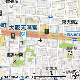 さくら幸子探偵学校・大阪校周辺の地図