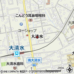 愛知県豊橋市大清水町大清水周辺の地図