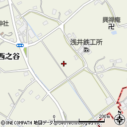 静岡県掛川市西之谷周辺の地図