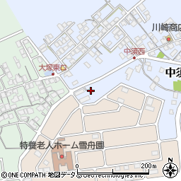 島根県益田市中須町15-1周辺の地図