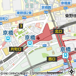 京阪モール周辺の地図
