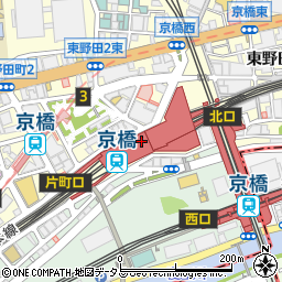 クイーンズウェイ京阪モール周辺の地図