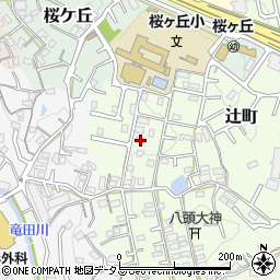 奈良県生駒市辻町882-79周辺の地図