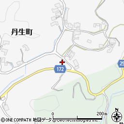 奈良県奈良市丹生町1272-1周辺の地図