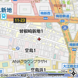 有限会社北新地梅田ビル周辺の地図