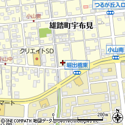 静岡県浜松市中央区雄踏町宇布見4195周辺の地図