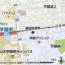 森田診療所周辺の地図