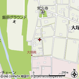静岡県浜松市中央区大塚町127周辺の地図