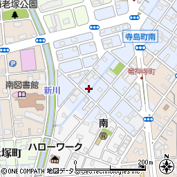 静岡県浜松市中央区寺島町41周辺の地図