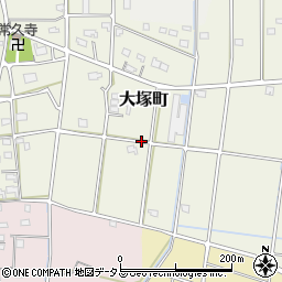 静岡県浜松市中央区大塚町周辺の地図