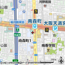 dining SAKURA／プレミアホテル ‐CABIN PRESIDENT‐大阪‐周辺の地図