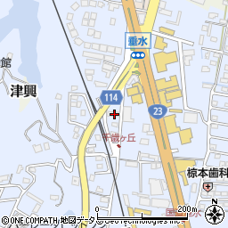 三重県津市垂水347周辺の地図
