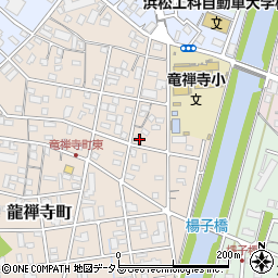 静岡県浜松市中央区龍禅寺町121周辺の地図