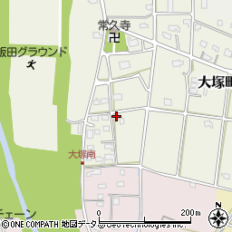 静岡県浜松市中央区大塚町101周辺の地図