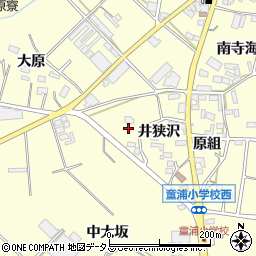 愛知県田原市浦町井狭沢40周辺の地図