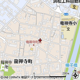 静岡県浜松市中央区龍禅寺町216周辺の地図